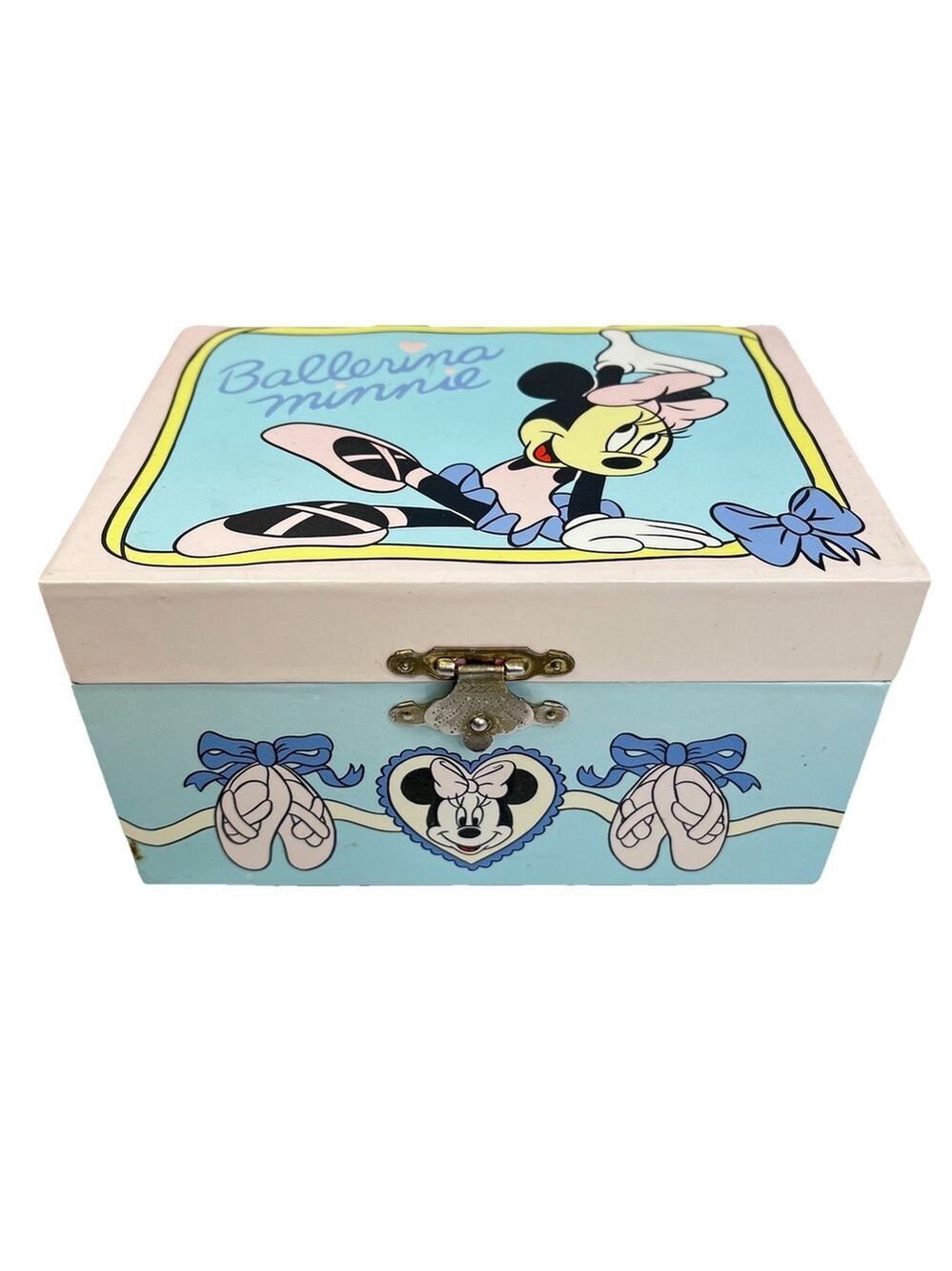 Disney Ballerina Minnie Musical Jewelry Box Wind Up Linden Mickey & Co. CN